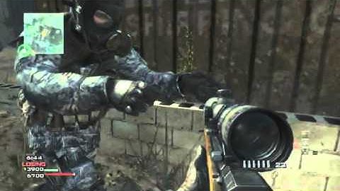 360 Quickscope! MW3 Gameplay