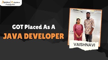 Student Got Placed as a JAVA DEVELOPER From JSpiders | Hyderabad Punjagutta