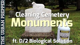 How To Clean Cemetery Gravestones using D2 Biological Solution screenshot 3