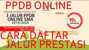 Cara Daftar PPDB Online SMA Tahun 2019 | Jalur Prestasi | Jawa Tengah