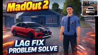 MadOut2 Lag Fix 😱 problem solved | Smooth Gameplay | Low End Device Setting #madout2 #viral 