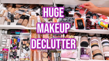 HUGE MAKEUP DECLUTTER 2021!