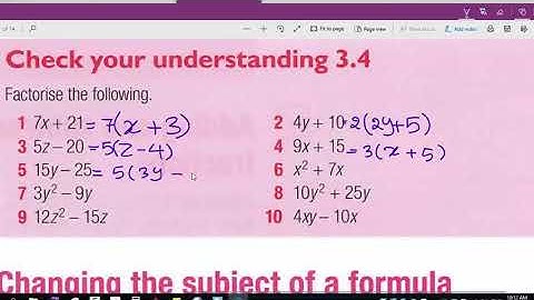 Math Revise for secondary 1 Cambridge math checkpoint