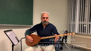 Hasan Kazan - Selda Bağcan'dan Adaletin Bu Mu Dünya solfej (saz bağlama ve söz) Resimi