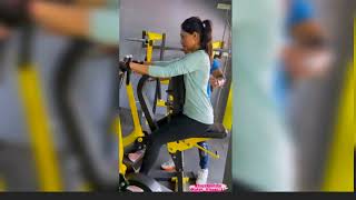 Mallikasingh Exclusive Gym Time Off Screen Workout