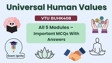 Universal Human Values | UHV | Solved Question bank | All branches | VTU BUHK408|4th sem #vtu #uhv