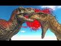 Battle 4 levels of Carcharodontosaurus - Animal Revolt Battle Simulator