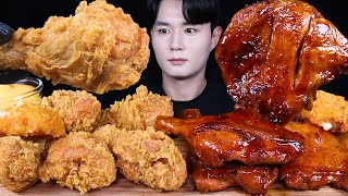 황금올리브 자메이카통다리 새우튀김 치킨 먹방ASMR MUKBANG SPICY BBQ CHICKEN &amp; FRIED CHICKEN チキン バーベキューチキン eating sounds