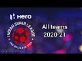 ISL All teams Logos | 2020-21 | Animated