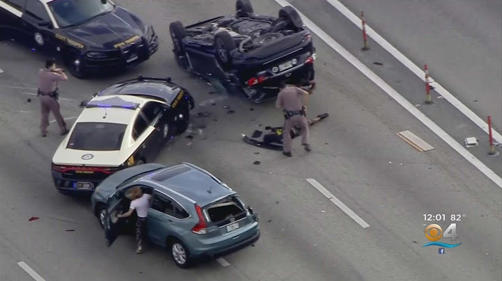 High speed chase on 95 north today