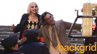 Lady Gaga Go Gaga as Harley Quinn: Singing and Dancing for 'Joker 2' on the Iconic Joker Stairs