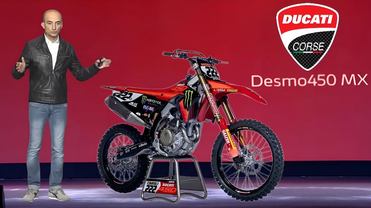 2024 NEW DUCATI DESMO450 MX MOTOCROSS UNVEILED!!