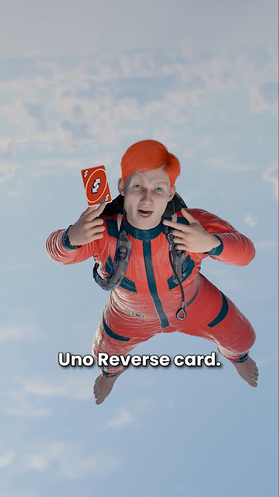 He Pulled an UNO Reverse While Sky Diving! 🤯