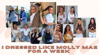 I Dressed like MOLLY MAE for a week... How to look like a celeb on a budget