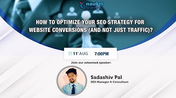 Best SEO strategy for Website Conversions (and not just traffic)? | SEO | Digital Marketing