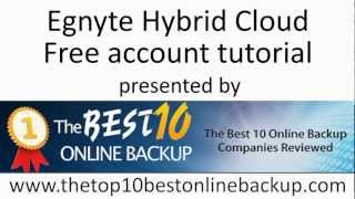 How To Tutorial: Signing Up for a Free Egnyte Hybrid Cloud Account