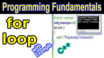 For Loop in C++ || With Example in Urdu/Hindi