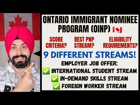 Part 1: Canada PR via Ontario Immigrant Nominee Program (OINP) | 9 Streams, Criteria, In-Demand Jobs