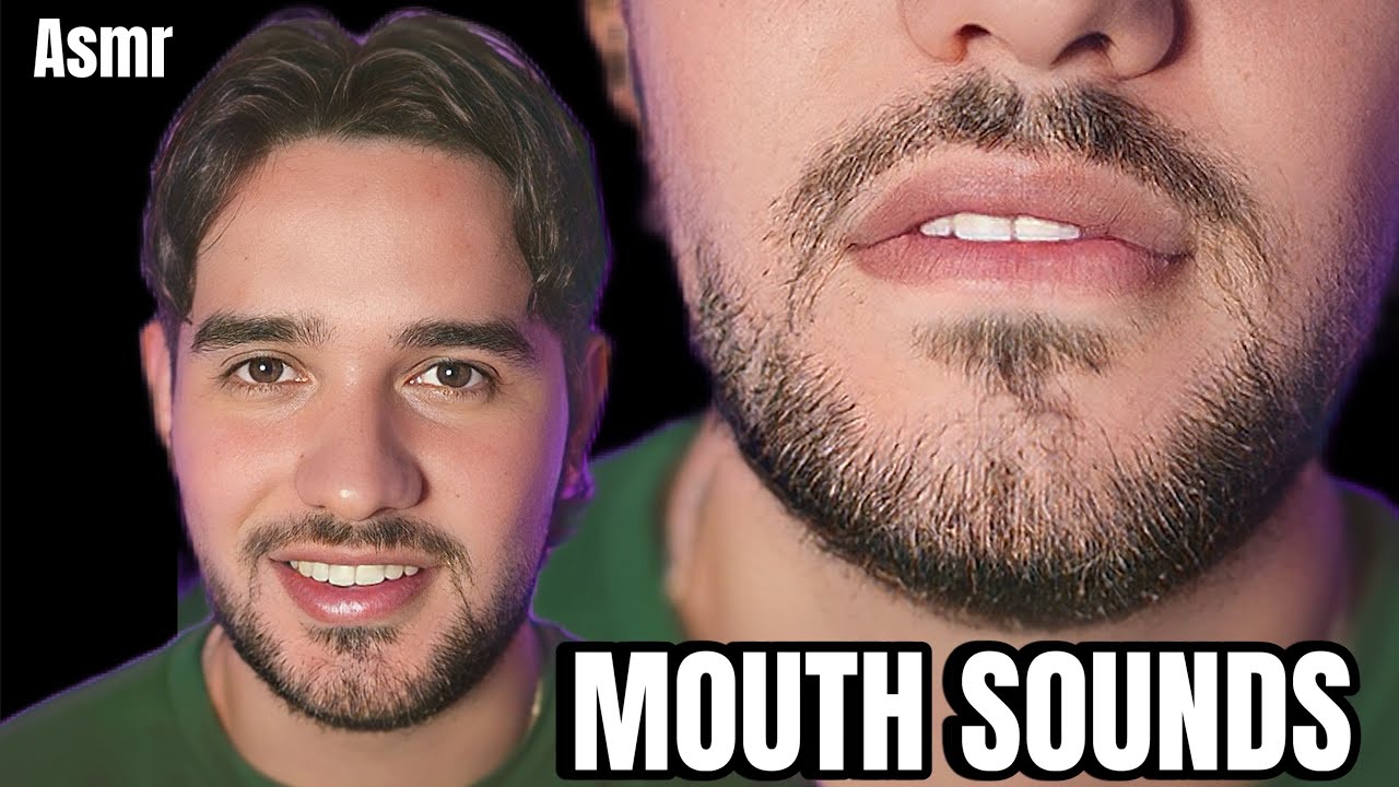 ASMR Mouth Sounds e Inaudible muy cerca de ti para dormir como bebe y sentir cosquillas intensas