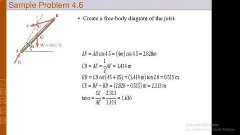 Statics - Equilibrium of 2- and 3-force members