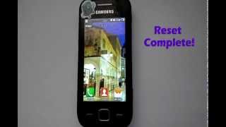 How To Reset A Samsung GT-S5253 (Wave 525)