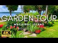 30 minute garden tour  peaceful ambient nature sounds  singing birds  garden tour mackinac island