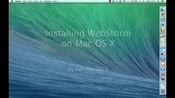 Mac - Install WebStorm