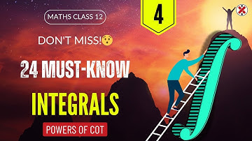 🔥 24 MUST-KNOW TRIGONOMETRIC INTEGRALS! | Integration Class 12 (Part - 4) #integration #mathsbetter