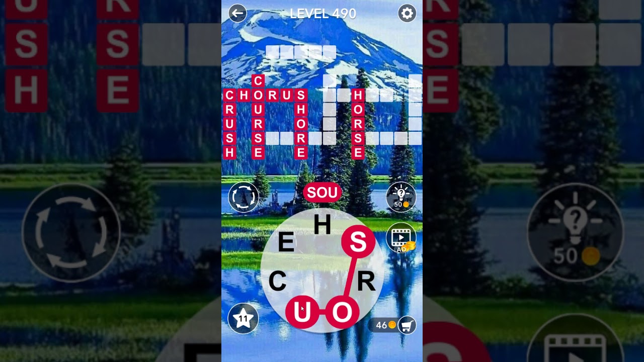 Word Crossword Search level 490