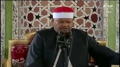 آخر ما قرأ الشيخ محمود ابو الوفا الصعيدى ما تيسر من سورة النمل رحمه الله تعالى