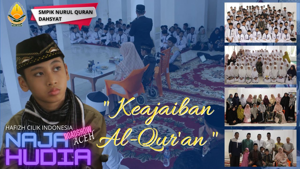 Antusias siswa SMPIK Nurul Quran Aceh menyambut Hafizh Cilik 30 Juz | NAJA HUDIA AFIFURRAHMAN