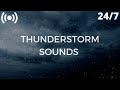 Thunderstorm Sounds for Sleep, Insomnia, Relaxing | Rolling Thunder & Rain Sounds: Fall Asleep FAST