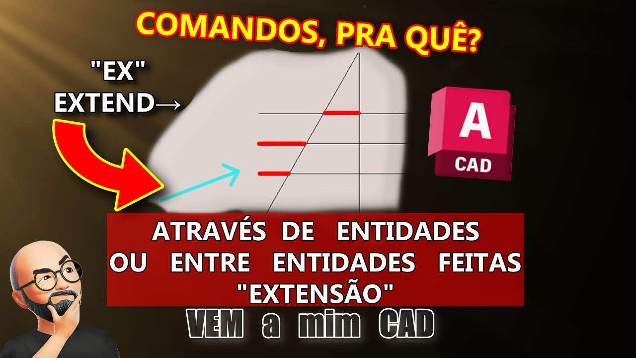 Como utilizar a ferramenta Extend no AutoCAD para prolongar linhas ...