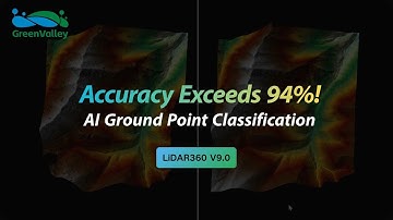 LiDAR360 - AI Ground Point Classification Accuracy Exceeds 94%!