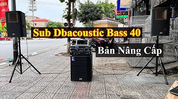 Sub Hơi Db PK115S - Từ 220 Coil 100 Bass Đánh Bạo Lực.