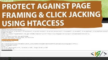 How to Protect Website Against Page-Framing and Click-Jacking