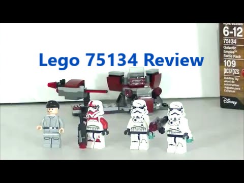 Lego 75134 Review Galactic Empire Battle Pack - YouTube