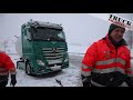 LKW Bergung im Winter bei Traunstein 2018