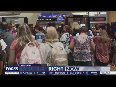 Orlando International Airport sees busiest Labor Day weekend in years