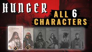 HUNGER Playtest: All 6 Characters & Skills in 2 Minutes | Menu Overview