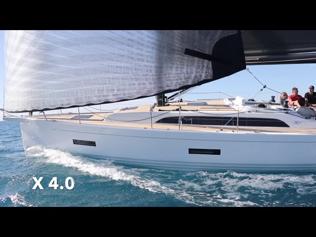 The Benchmark For Today S 40ft Fast Cruisers Sailing X Yachts X4 0 Youtube