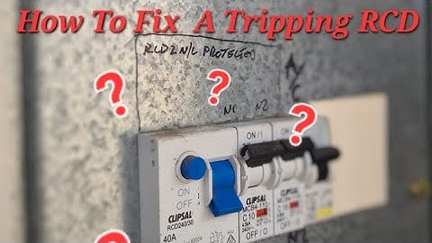 How To Fix A Tripping RCD In Your Switchboard (Australia)