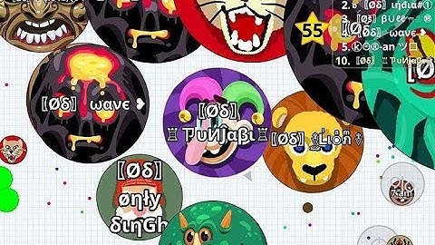 AGARIO MOBILE INSANE VANISH SPLIT + OS CLAN TAKEOVER PARTY + UNLOCKING 95 LEVEL TREX SKIN