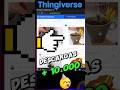 DISEÑO 3D Pikachu and Te! + 10 MIL DESCARGAS en THINGIVERSE #impresion3d #impresora3d #shorts