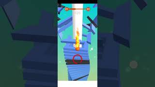 Stack Ball 3D || Level -21 || #shorts #gaming #octogamingzone