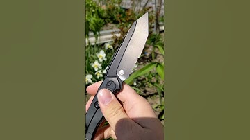 Microtech Anax Tanto partially serrated USA