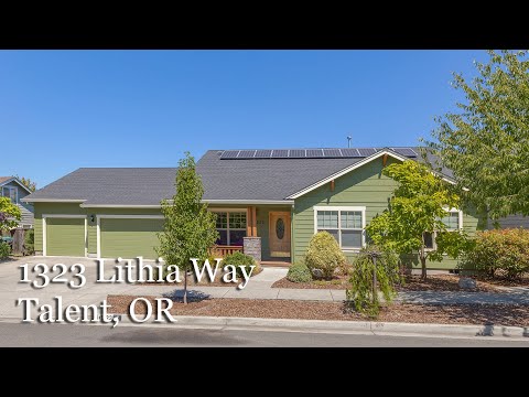 1323 Lithia Way, Talent, OR home video tour
