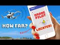 How far can karen see drone remote id modules