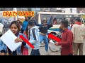 Crazy  bhojpuri dance in public   funny reaction   cute  girls reaction   prank in public