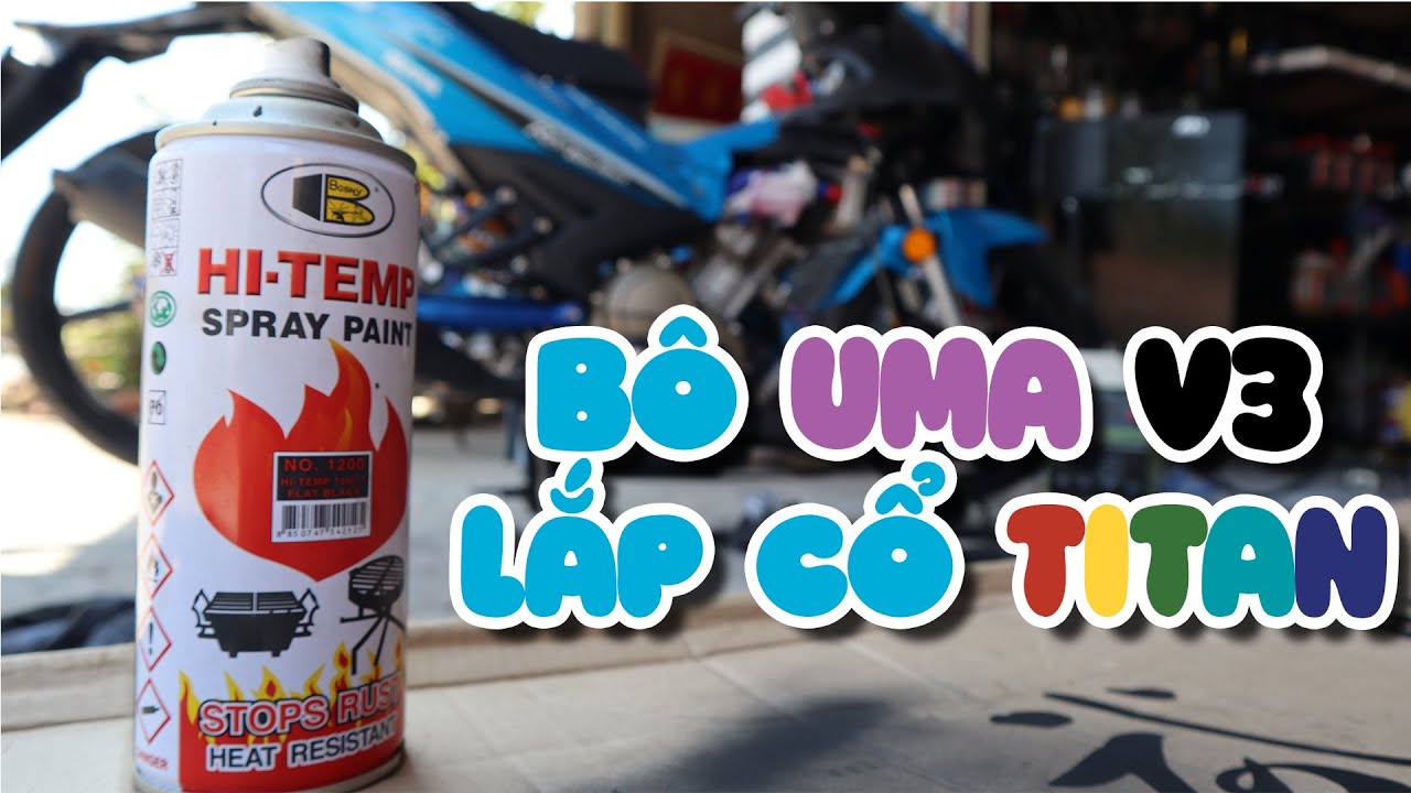 Độ cổ titan cho bô uma v3 Y15ZR | Bùm TV